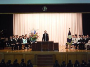 入学式２挨拶